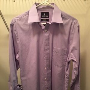 Stafford Purple Dress Shirt